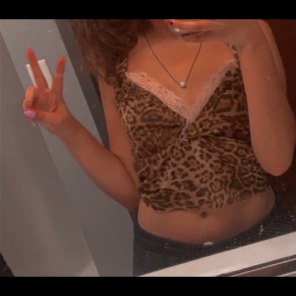 Cheetah print cami